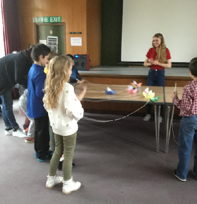 Children at Henry VIII workshop