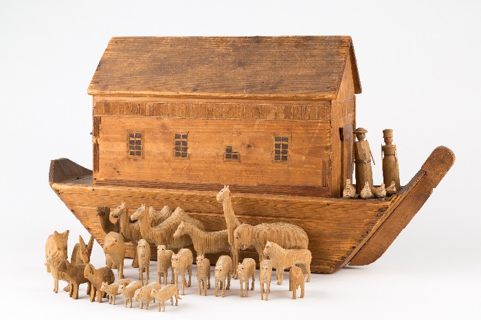 Noah's Ark and Animals wooden toy, c.1910.