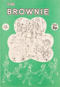 'The Brownie Magazine' in paperback, Vol. 18. No 42, 17th October 1979. Originally priced at 8p.
